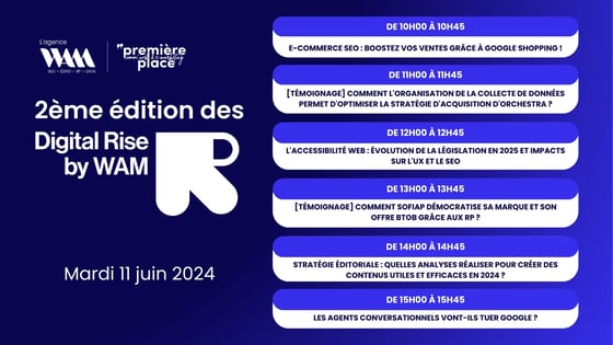 2ème édition des Digital Rise mardi 11 juin 2024 dès 10h